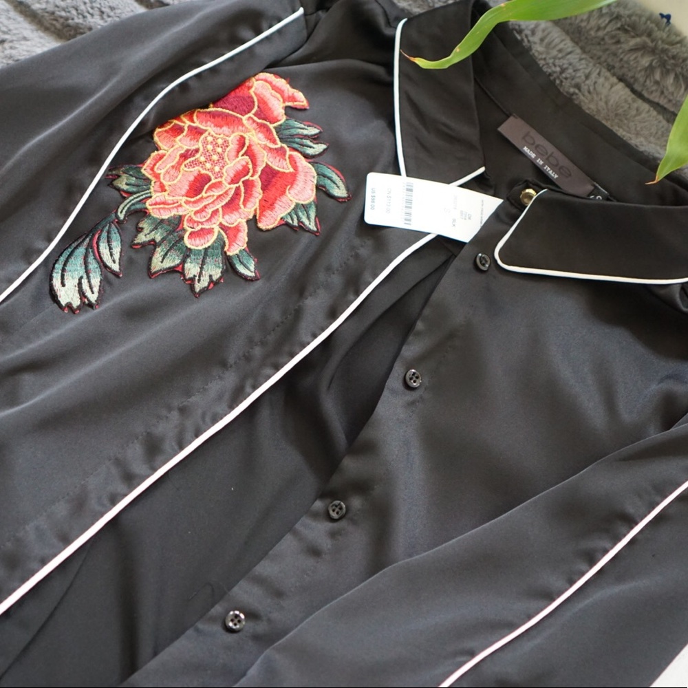 BeBe Button Up Tailor Dress